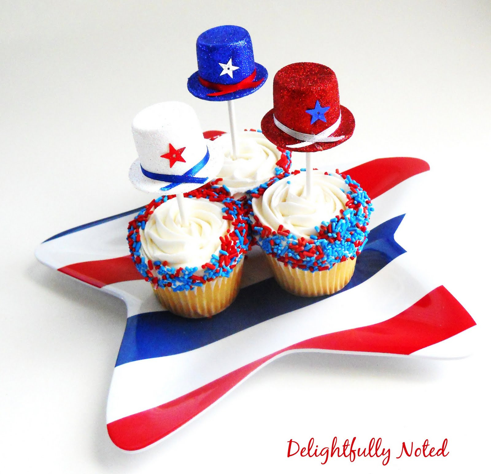 Memorial Day Cupcake Ideas
 Memorial Day Inspiration Patriotic Cupcake Toppers