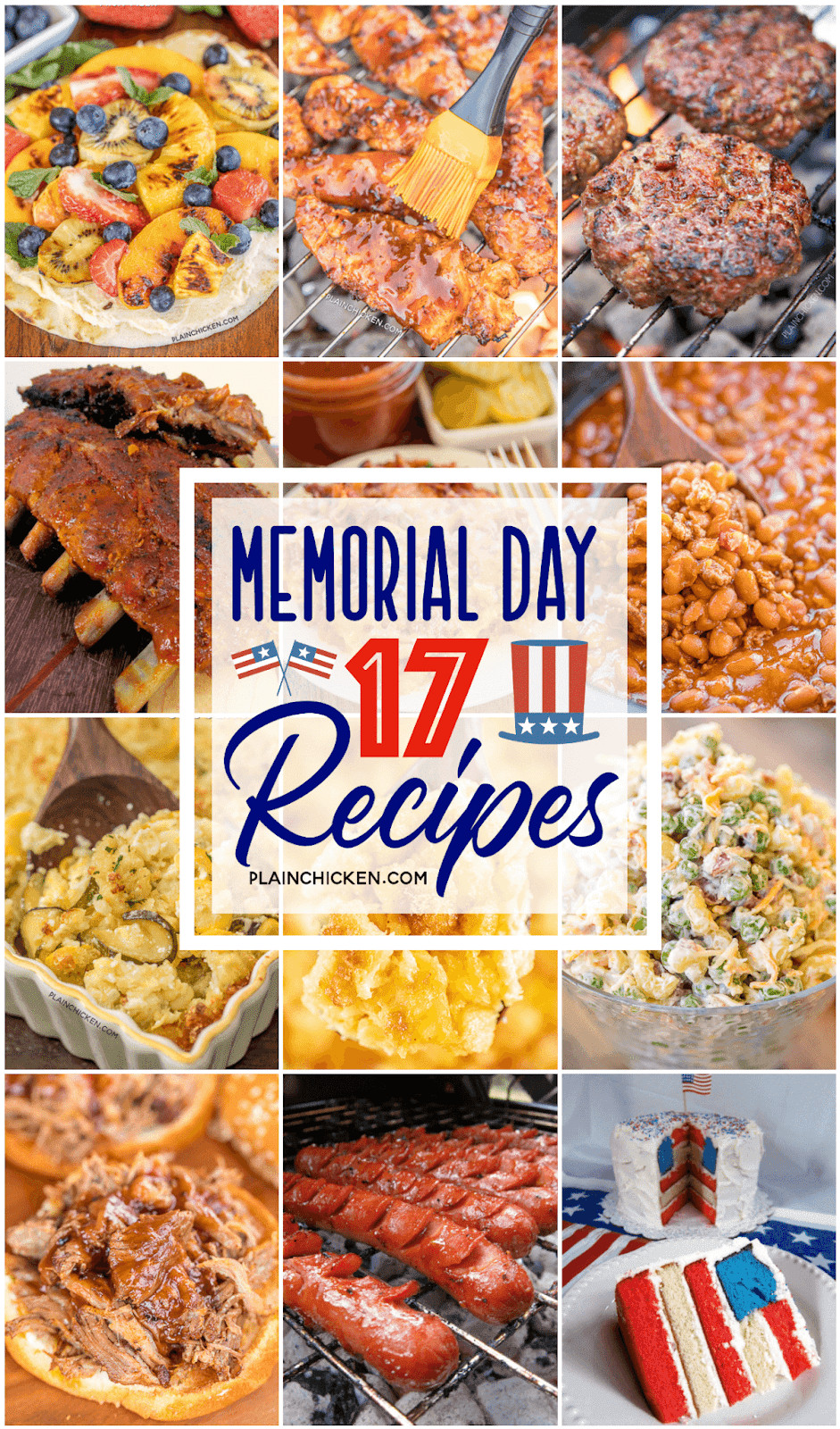 Memorial Day Dinner Ideas
 17 Memorial Day Recipe Ideas lots of easy and delicious