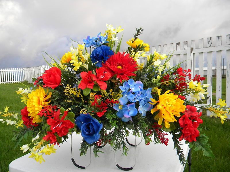 Memorial Day Flower Ideas
 Details about Thanksgiving Colorful Headstone Fathers Day