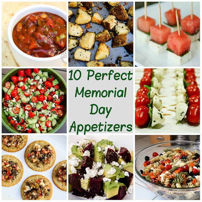 Memorial Day Food Recipes
 10 Perfect Memorial Day Appetizers Recipe Roundup