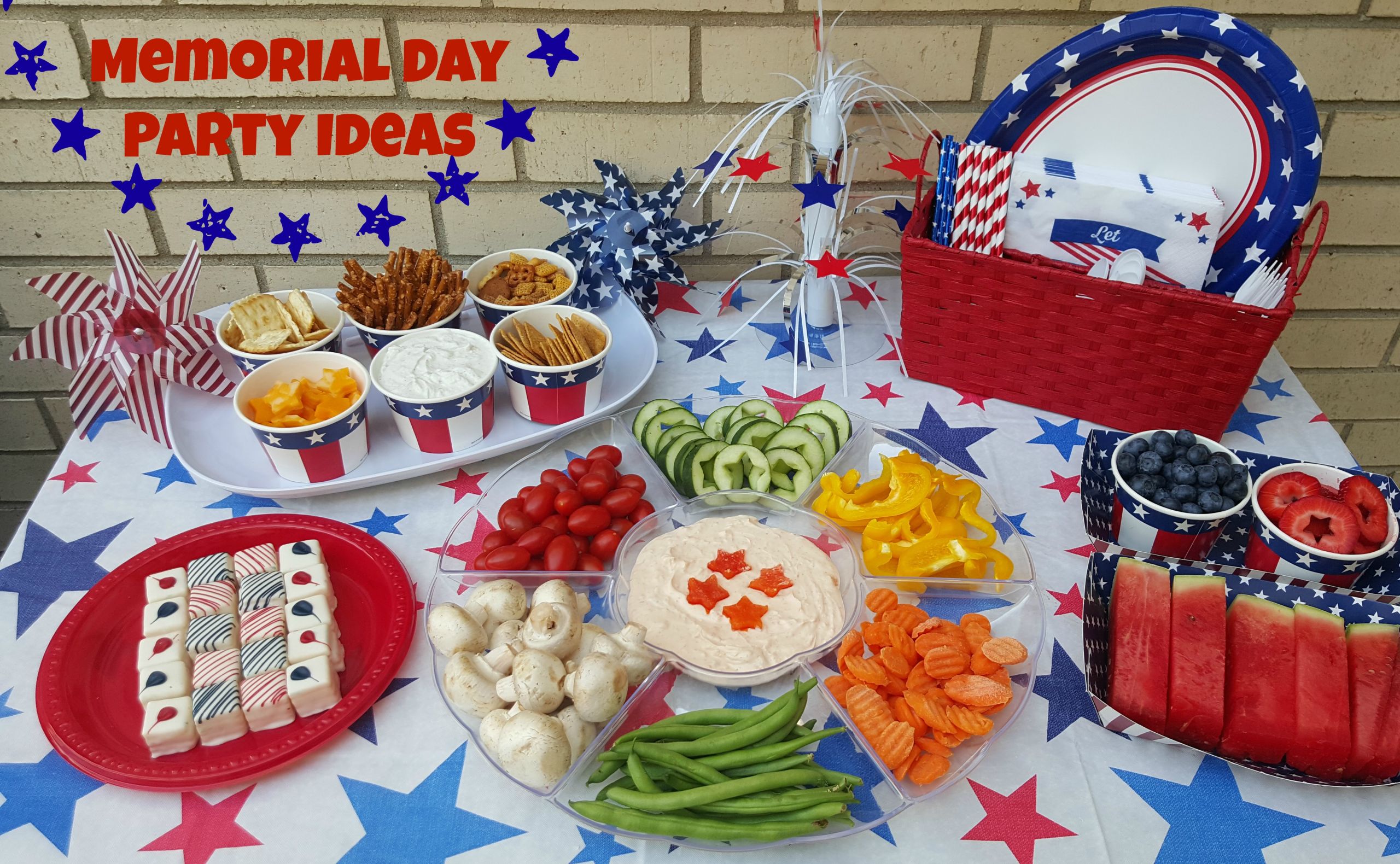 Memorial Day Ideas Party
 Memorial Day Party Ideas Making Time for Mommy