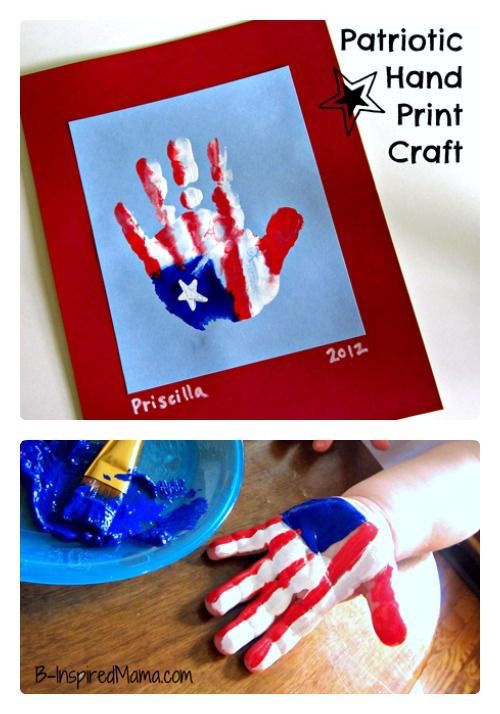 Memorial Day Preschool Crafts
 Hand and Footprint Art Ideas Page 28 of 28 Smart