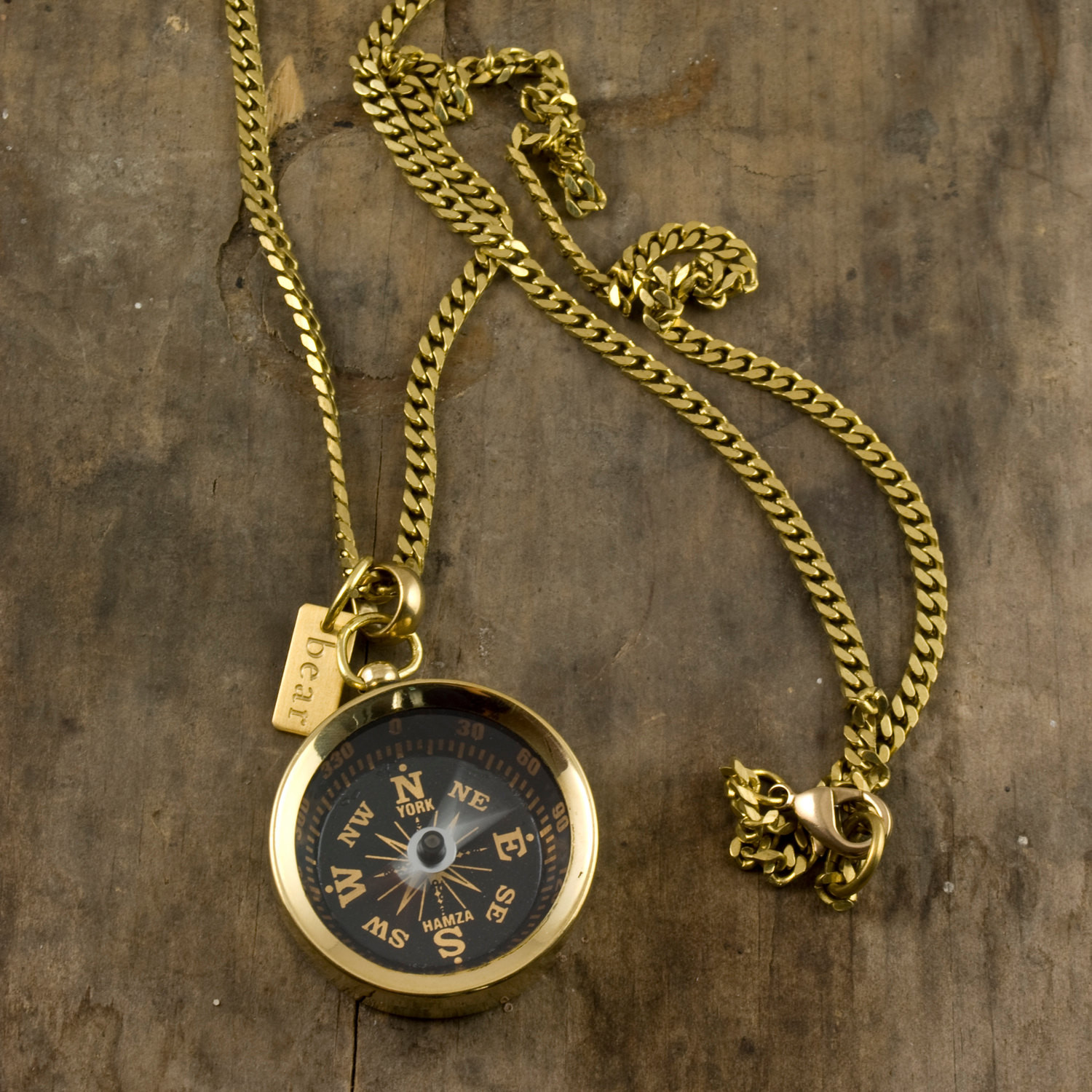 Mens Compass Necklace
 Lost Necklace Brass Pendant Men s pass Necklace
