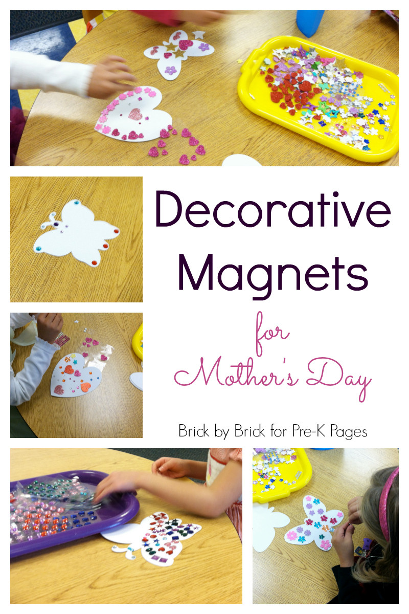Mother's Day Crafts For Preschool
 Decorative Magnet Gift for Mother s Day Pre K Pages
