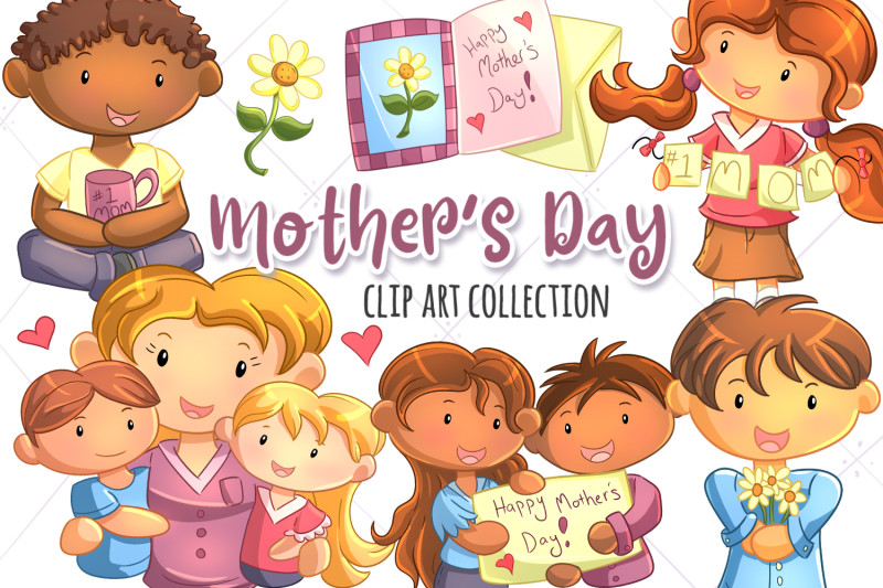 Mother's Day Party Games
 Mothers Day Clip Art Collection By Keepin It Kawaii