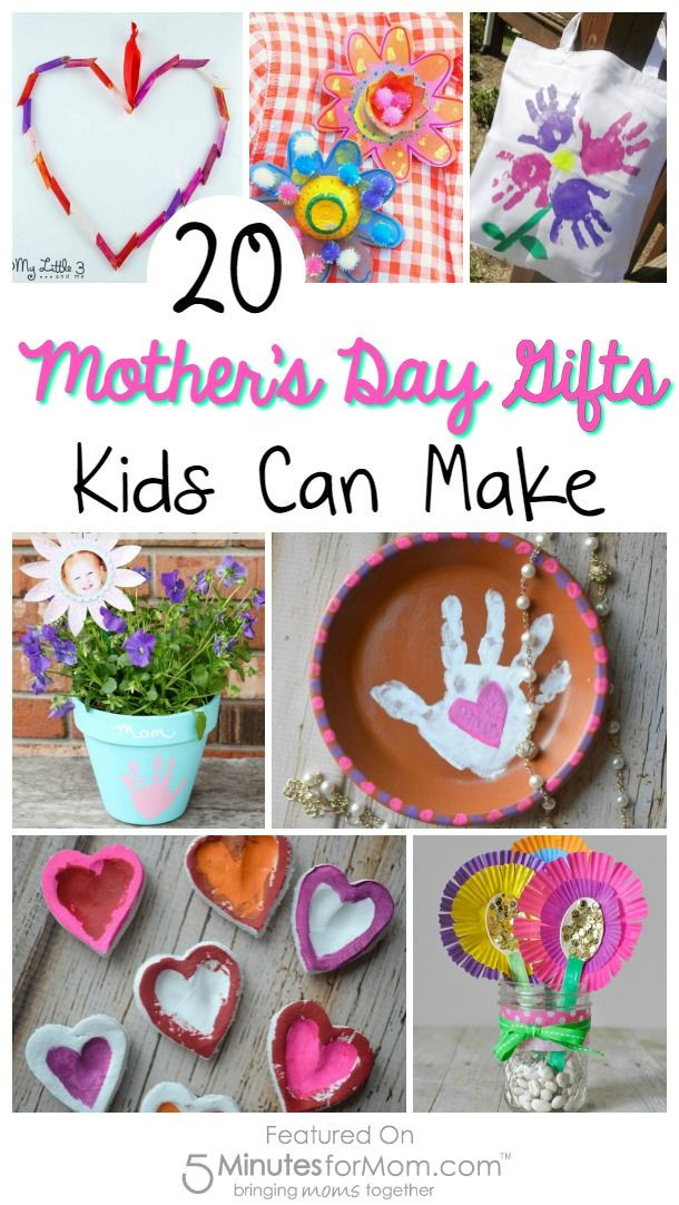 Mothers Day Gifts For Mom
 20 Mother s Day Gifts Kids Can Make