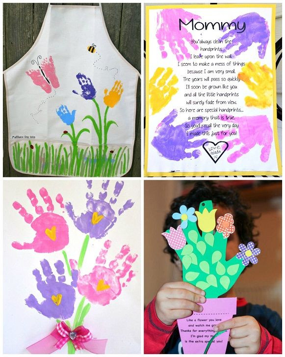 Mothers Day Gifts Preschool
 Mother s Day Handprint Crafts & Gift Ideas for Kids to