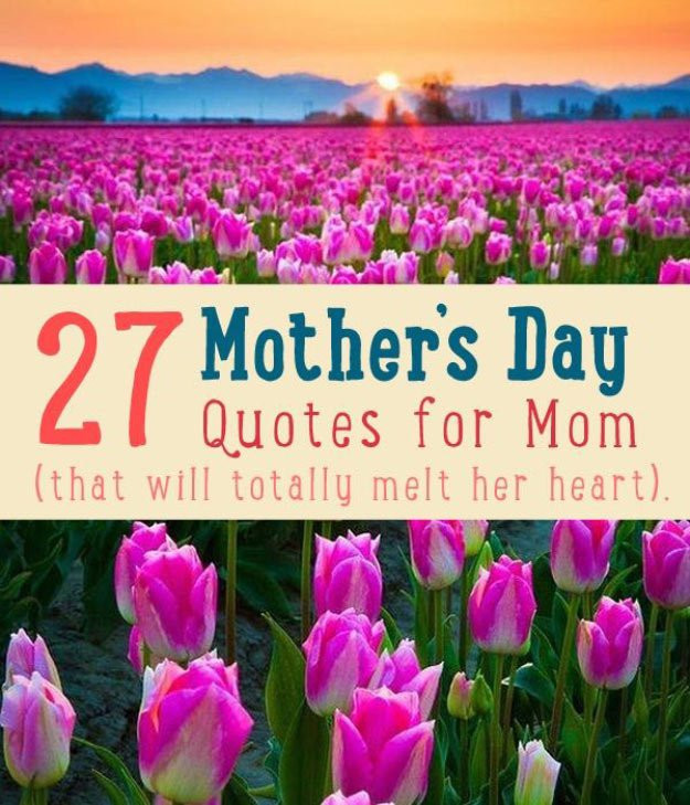 Mothers Day Sayings And Quotes
 27 Perfect Mother s Day Quotes For Your Devoted Mom