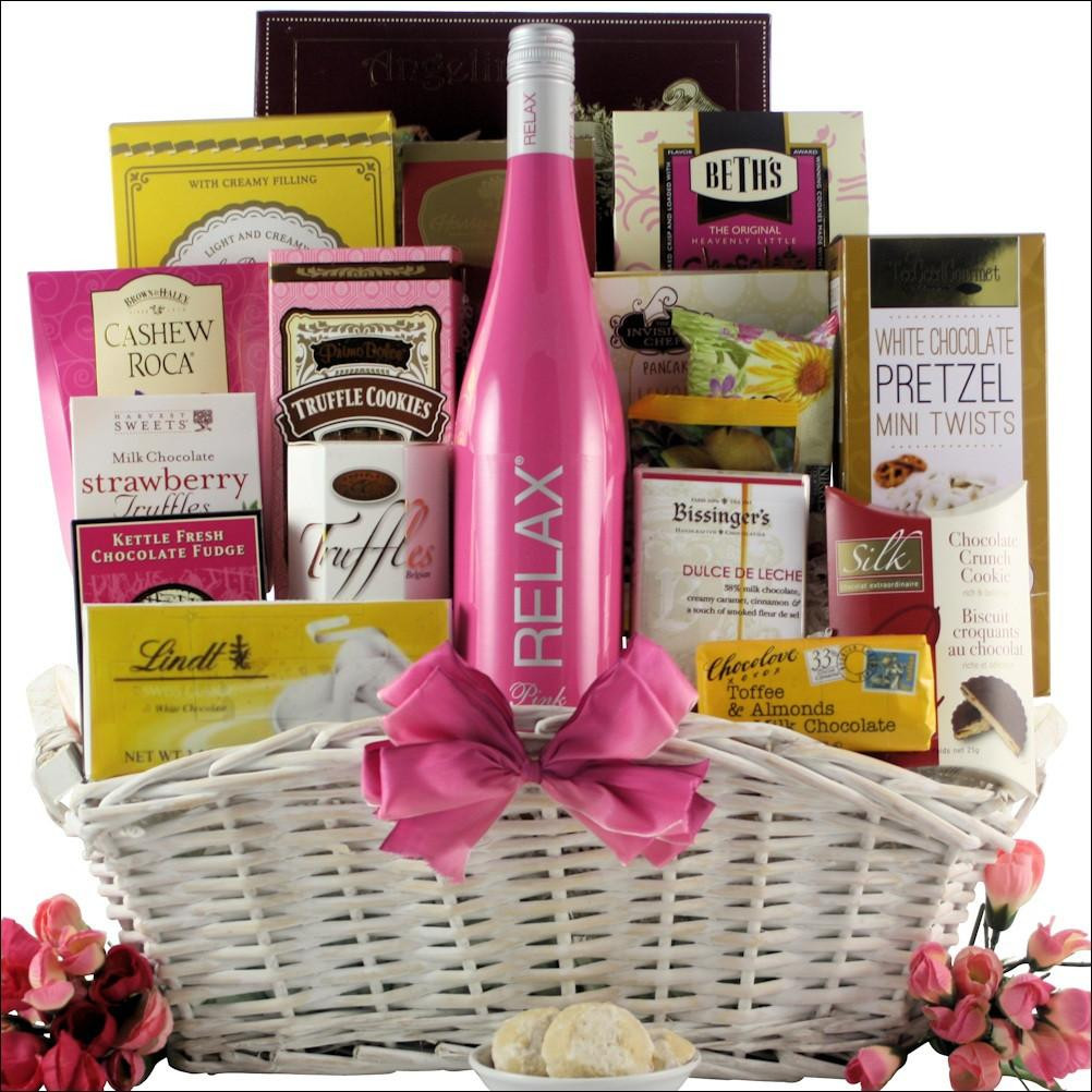 Mothers Day Wine Gift Baskets
 Mother s Day Relax Wine Gourmet Gift Basket