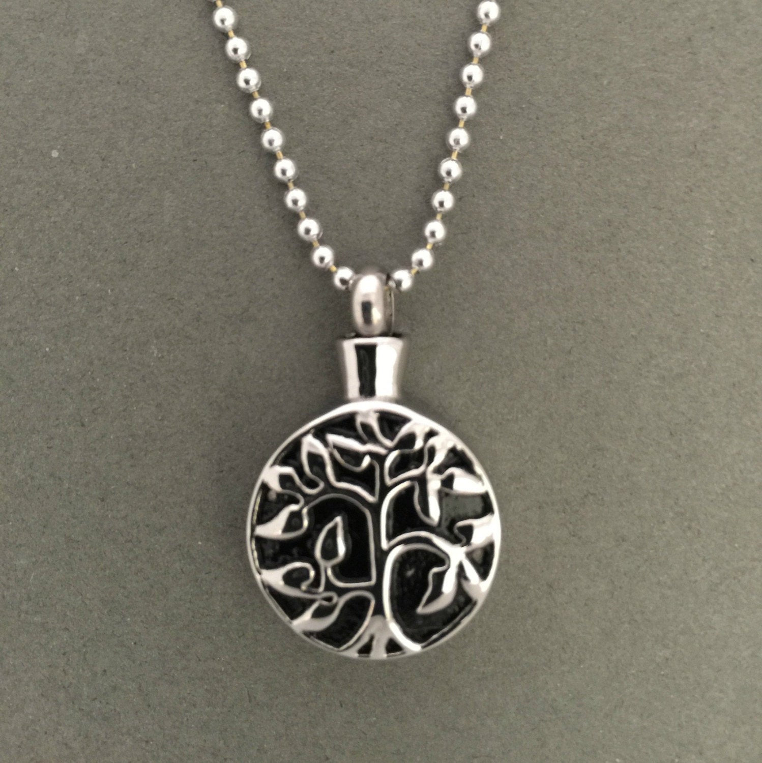 Necklace To Put Ashes In
 Tree of Life Urn Necklace Ashes Holder Cremation Jewelry