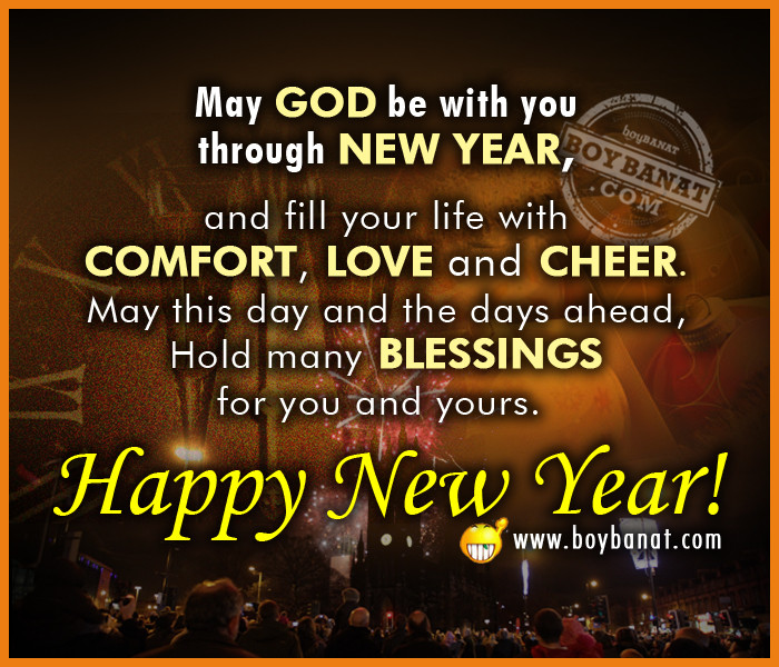 New Year Christian Quote
 New Year Quotes Wishes Sayings and Greetings Boy Banat