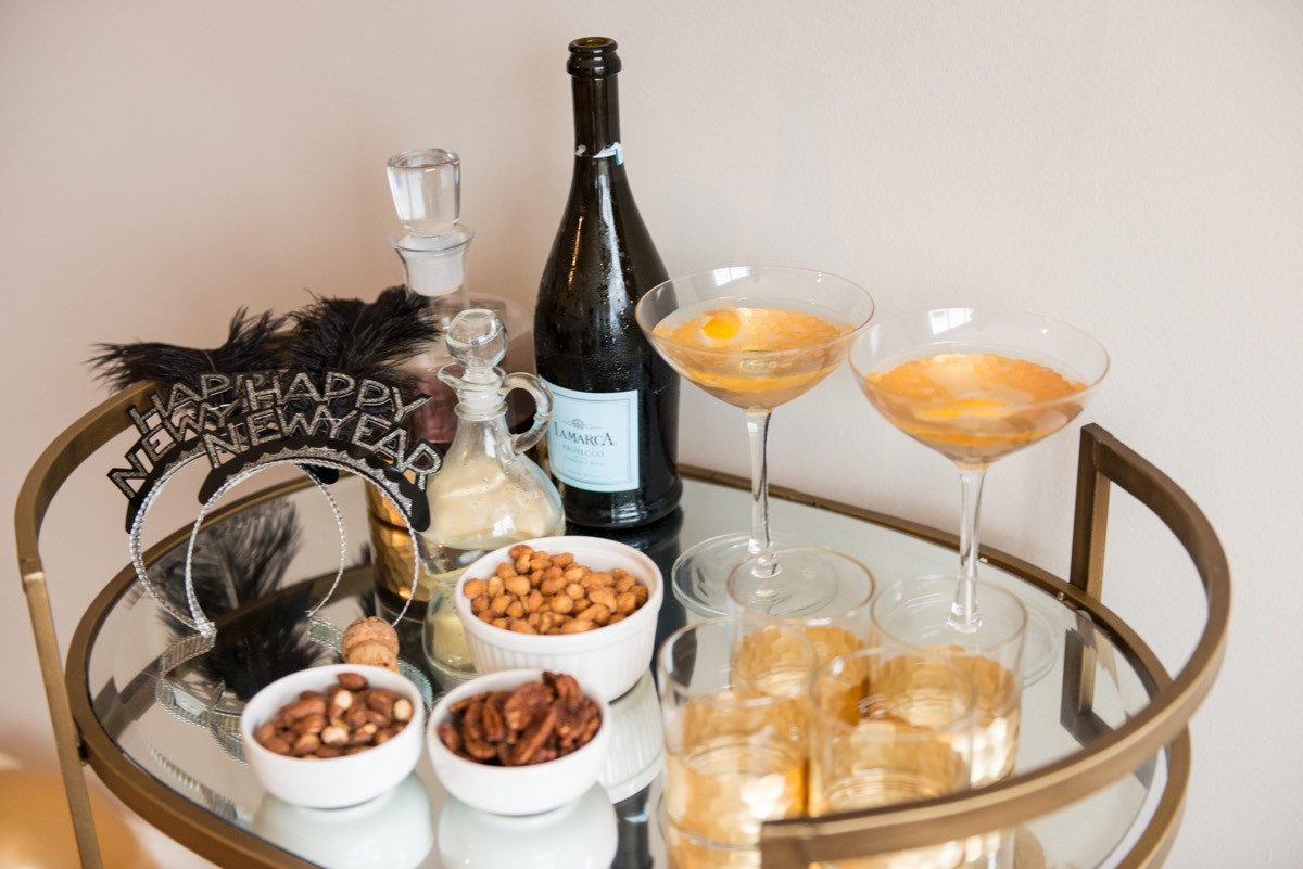 New Year Party Ideas At Home
 The Perfect NYE Bar Cart & Cocktail