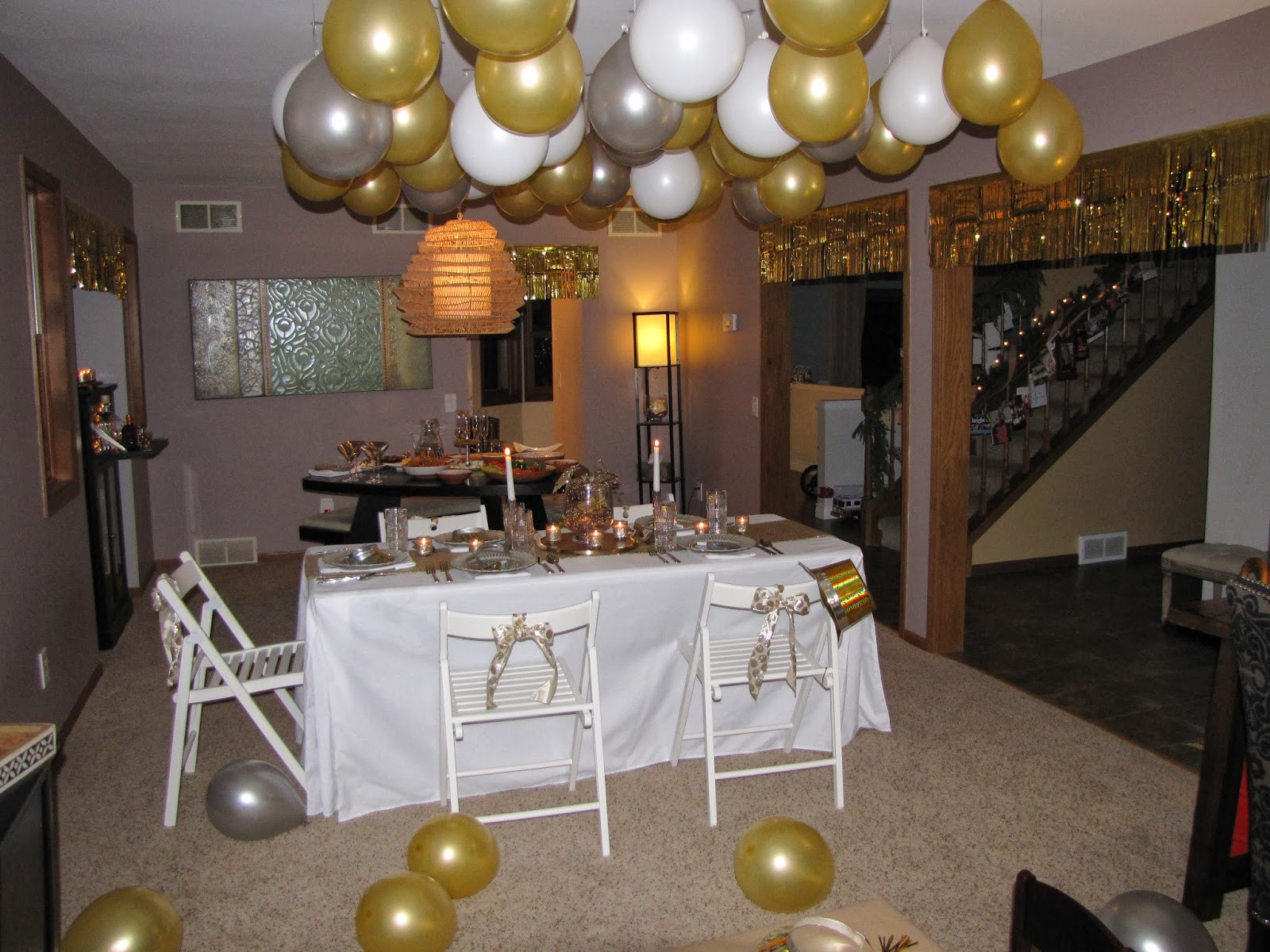 New Year Party Ideas At Home
 Wispy House Gold & Silver New Year s Eve Party