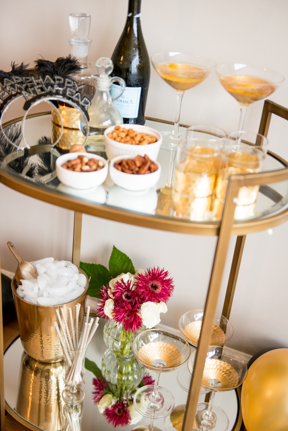 New Year Party Ideas At Home
 The Perfect NYE Bar Cart & Cocktail