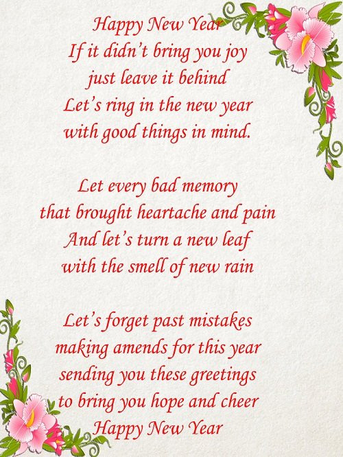 New Year Poems And Quotes
 Happy New Year Poems 2020 New Year Poems Poetry