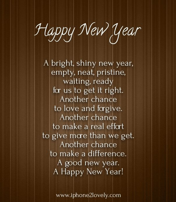 New Year Poems And Quotes
 Happy New Year 2018 Quotes famous new year poems
