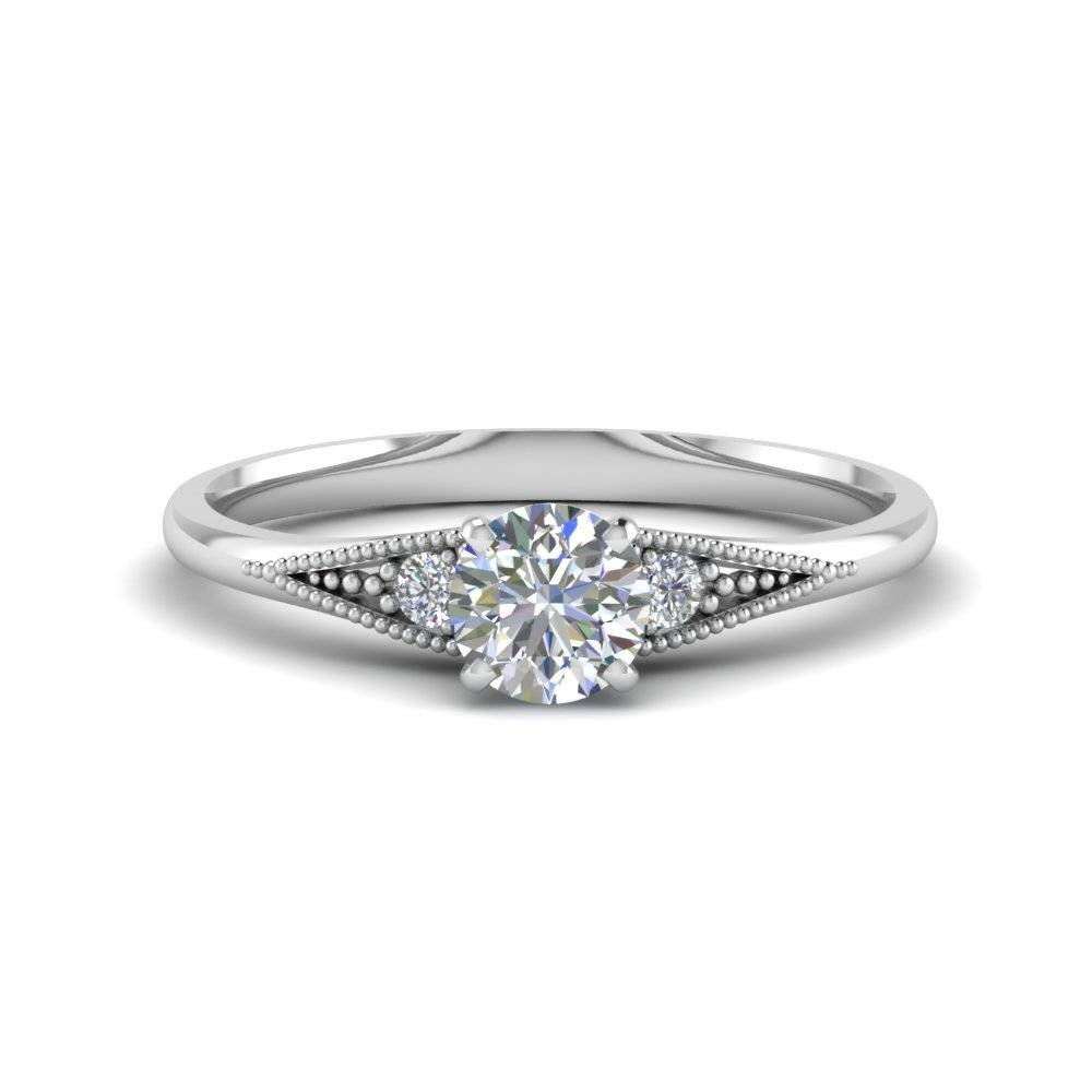 Non Diamond Wedding Rings
 15 Ideas of Flat Engagement Ring Settings