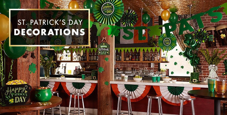 Party City St Patrick's Day Costumes
 St Patrick s Day Decorations Hanging Table & Balloon