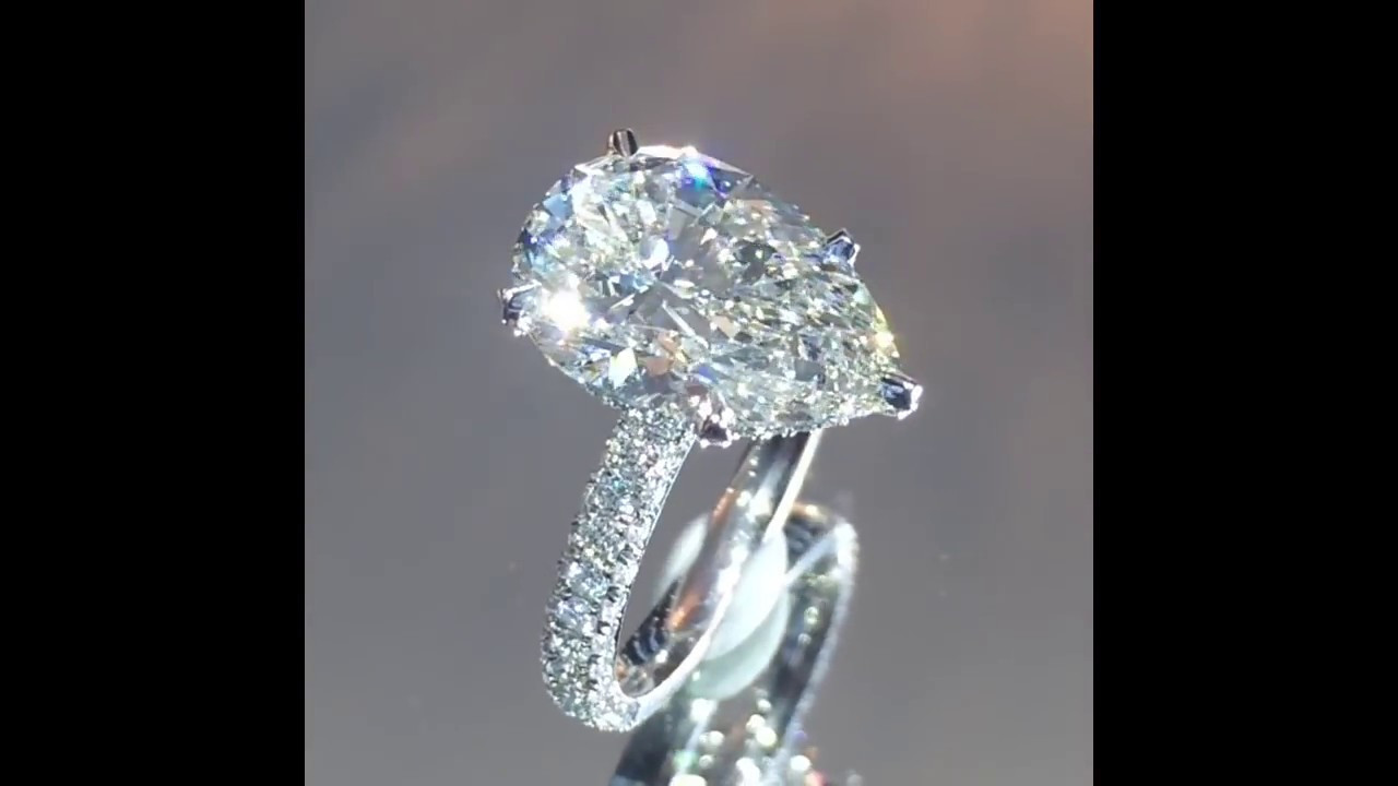 Pear Shaped Diamond Engagement Rings
 5 carat Pear Diamond Engagement Ring