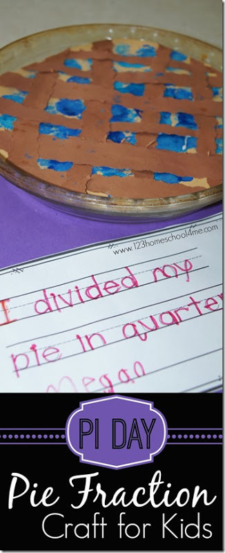 Pi Day Activities
 Pi Day Activities Fraction Pie Craft for Kids