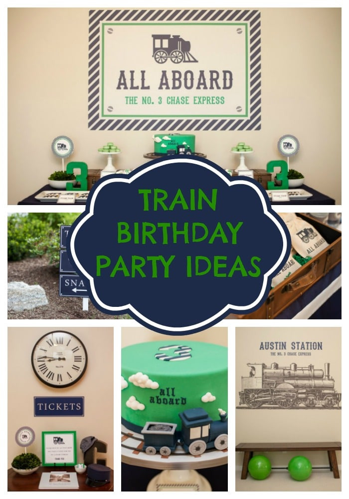Pi Day Gift Ideas
 Train Themed Birthday Party Pretty My Party