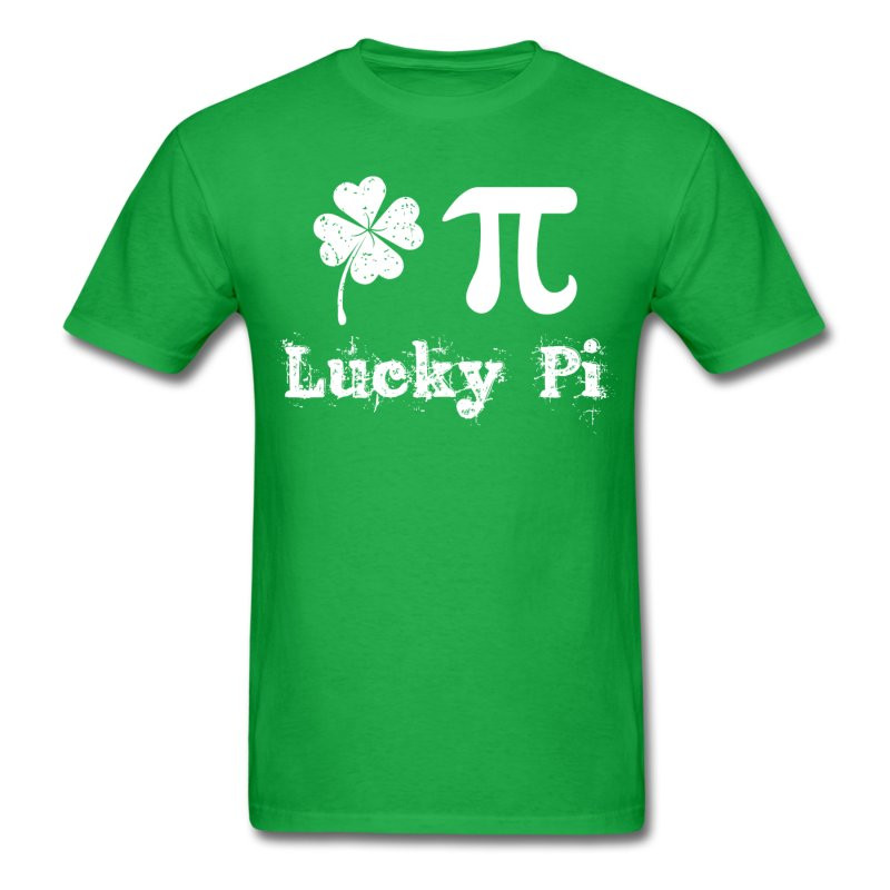 Pi Day Gift Ideas
 celebrate st patricks day and pi day T Shirt