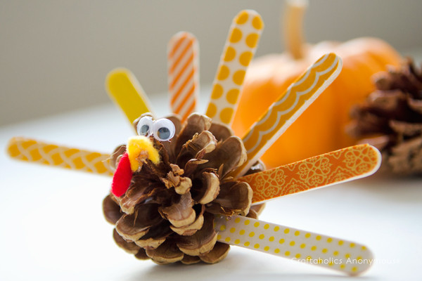 Pine Cone Crafts For Thanksgiving
 Craftaholics Anonymous
