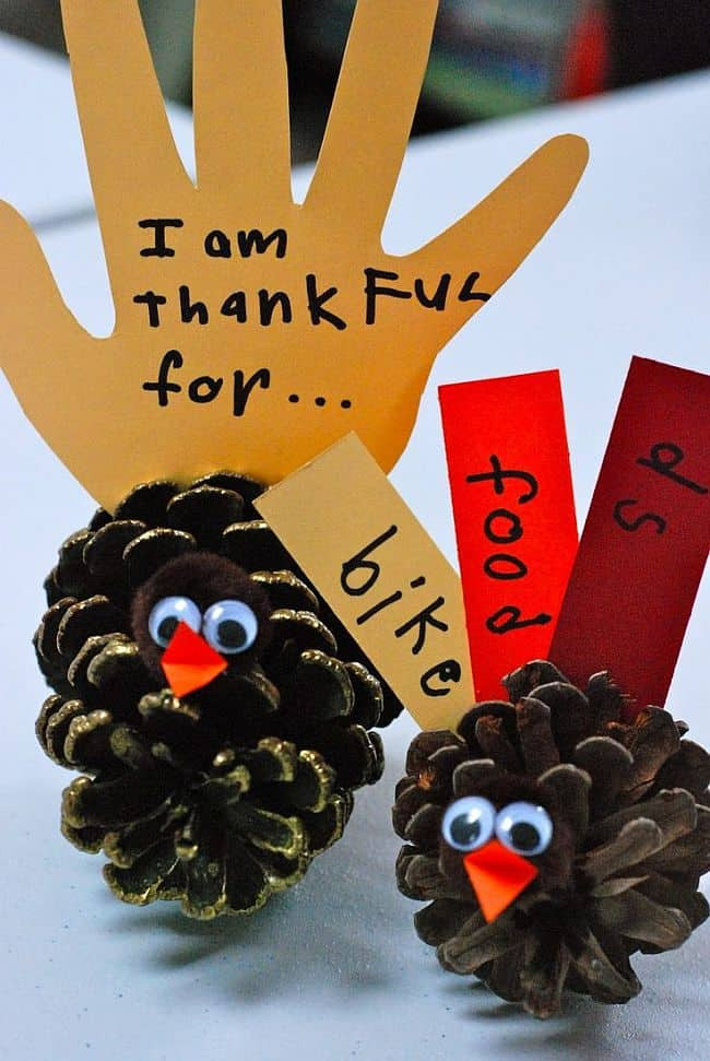 Pine Cone Crafts For Thanksgiving
 Festive Fun 12 Easy Thanksgiving Crafts for Kids