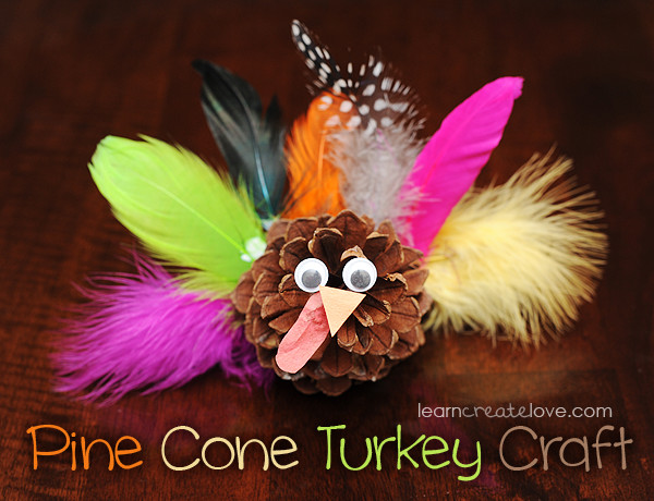 Pine Cone Crafts For Thanksgiving
 Top 5 Pine Cone Turkey Crafts • The Lake Country Mom