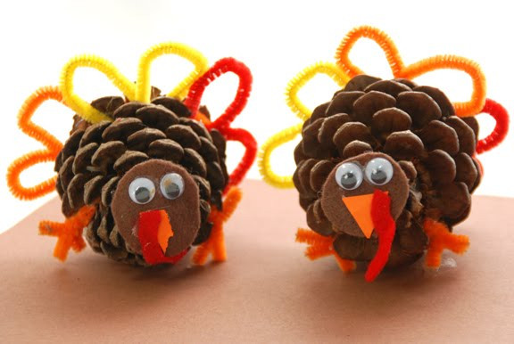 Pine Cone Crafts For Thanksgiving
 My Cup Overflows Thanksgiving Crafts for Kids