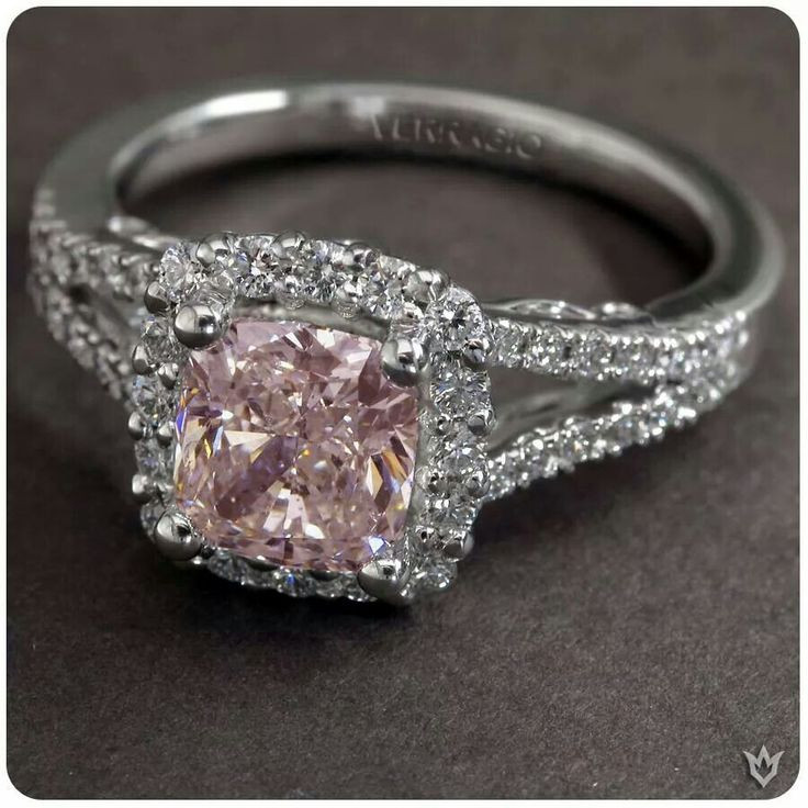 Pink Diamond Wedding Rings
 Verragio ring style INSIGNIA 7046 Don t know if I ll