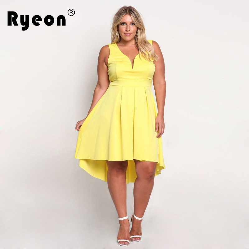 Plus Size Summer Party Dresses
 Ryeon Dresses Big Sizes 2017 Summer Party y Club Tunic