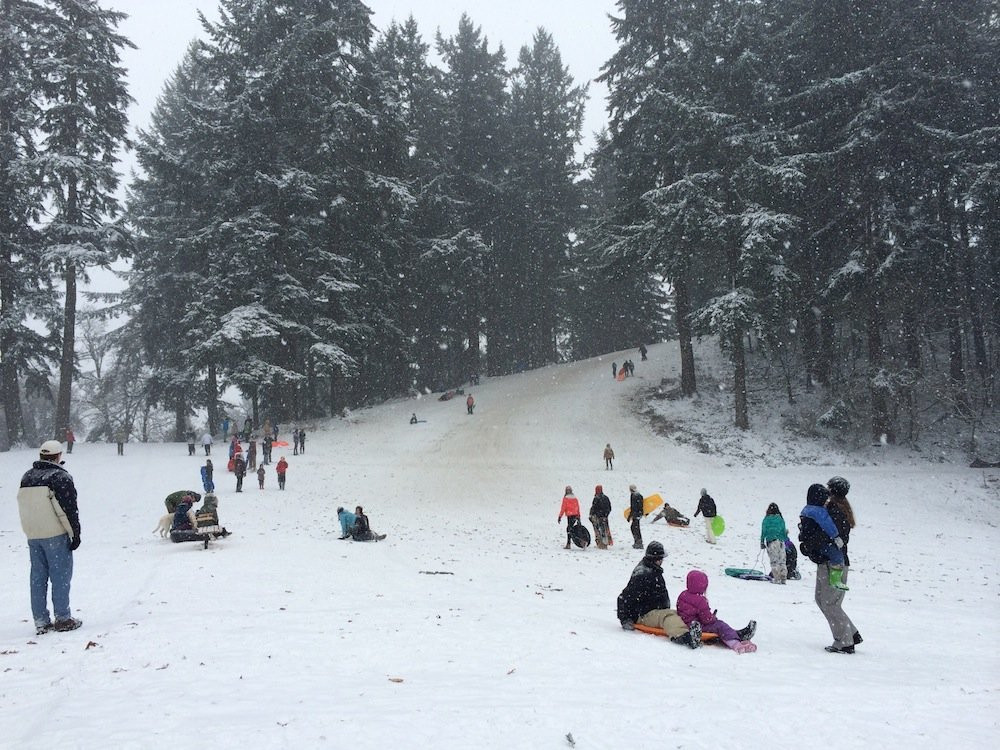 Portland Oregon Winter Activities
 Best winter sledding spots in the Portland area