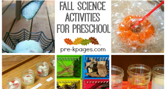 Pre K Fall Activities
 Fall Science Activities for Preschool