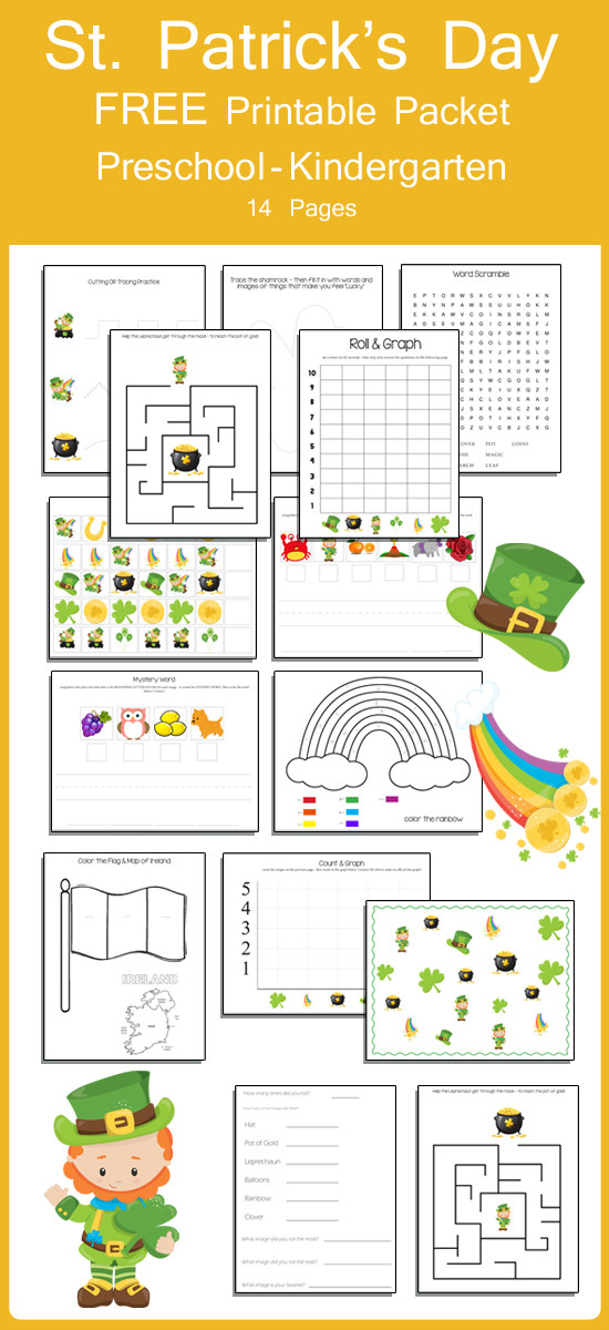 Preschool St Patrick's Day Activities
 60 St Patrick s Day Activities and Coloring Pages