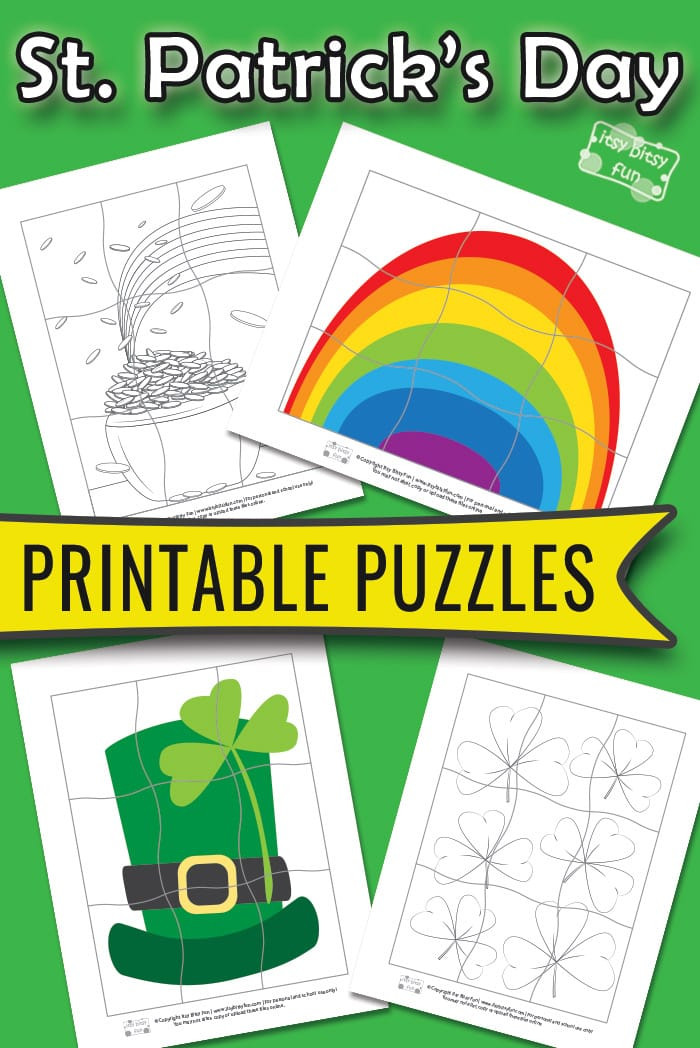 Preschool St Patrick's Day Activities
 St Patrick s Day Printable Puzzles for Kids Itsy Bitsy Fun