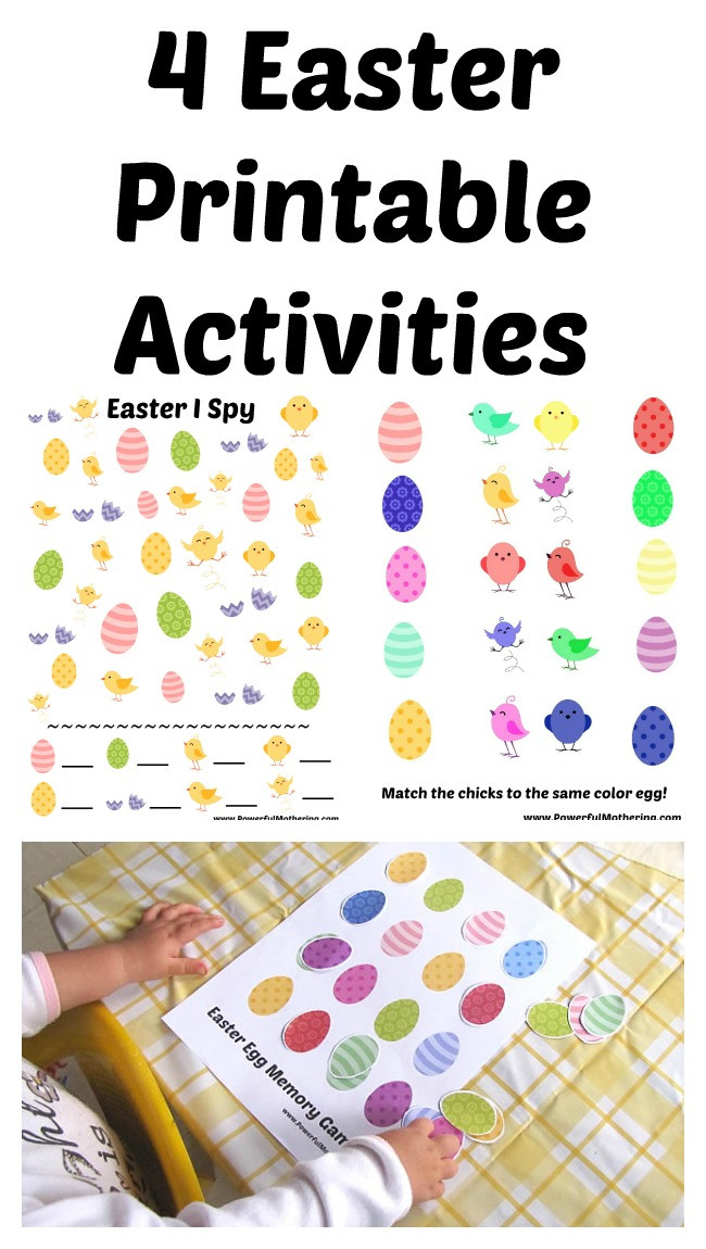 Printable Easter Crafts
 Easter Printable Activities for Kids