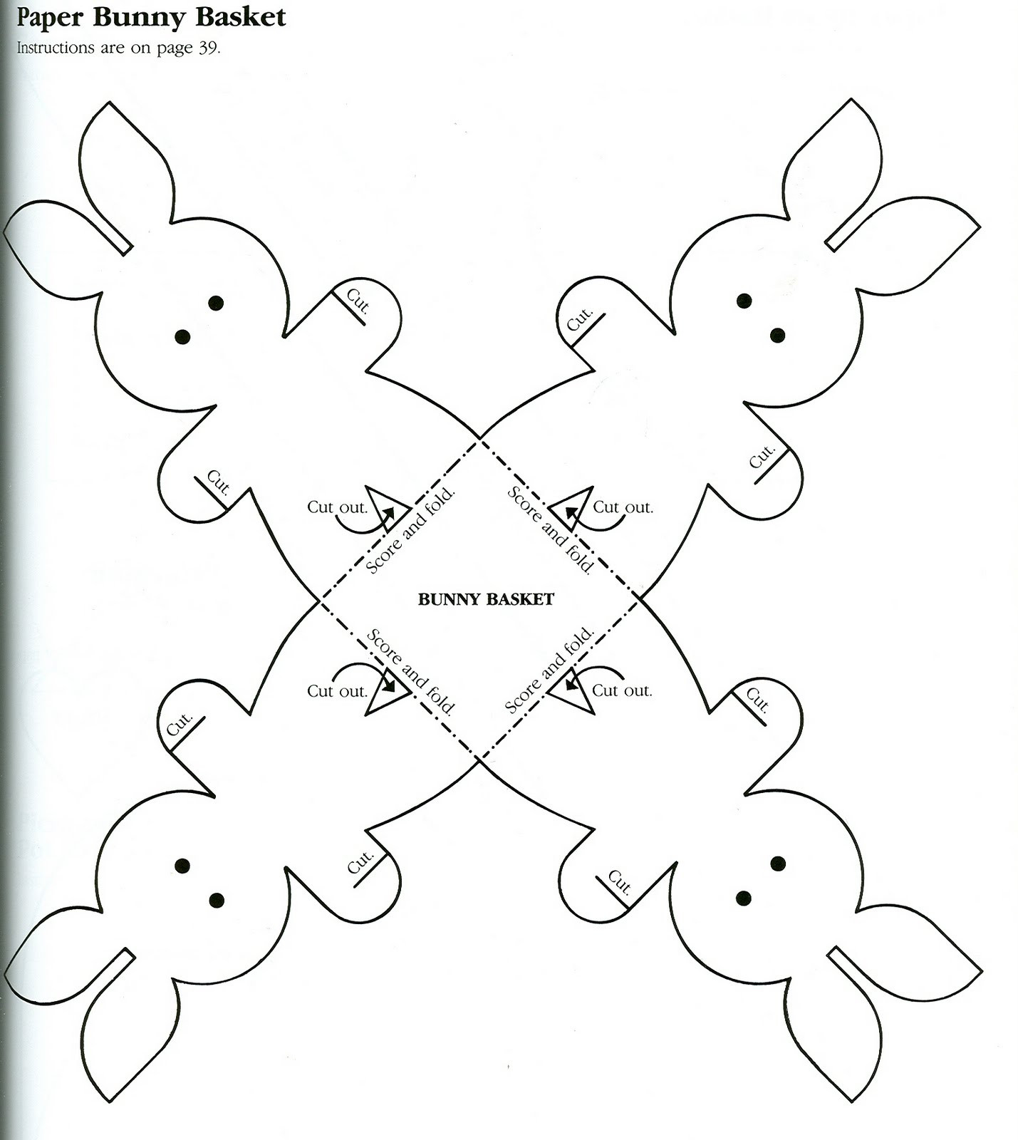 Printable Easter Crafts
 inkspired musings Easter Bunnies