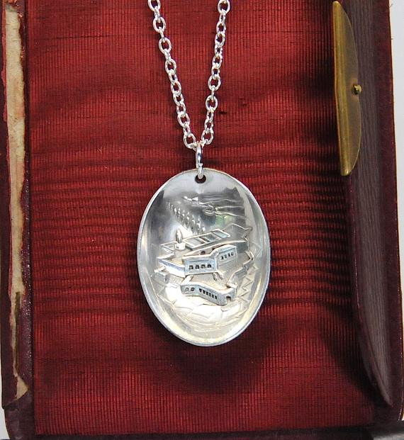 Puerto Rican Necklace
 san juan necklace puerto rico necklace silver plate necklace