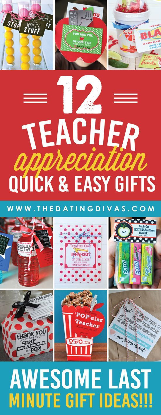 Quick And Easy Mother's Day Gifts
 101 Quick and Easy Teacher Appreciation Ideas