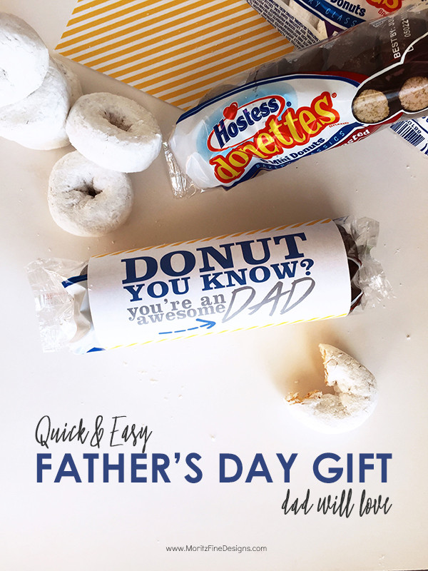Quick And Easy Mother's Day Gifts
 Quick and Easy Father s Day Donut Gift Idea