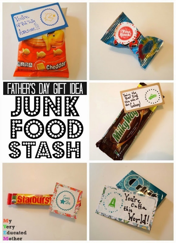 Quick And Easy Mother's Day Gifts
 My Very Educated Mother Father’s Day Gift Idea JUNK FOOD