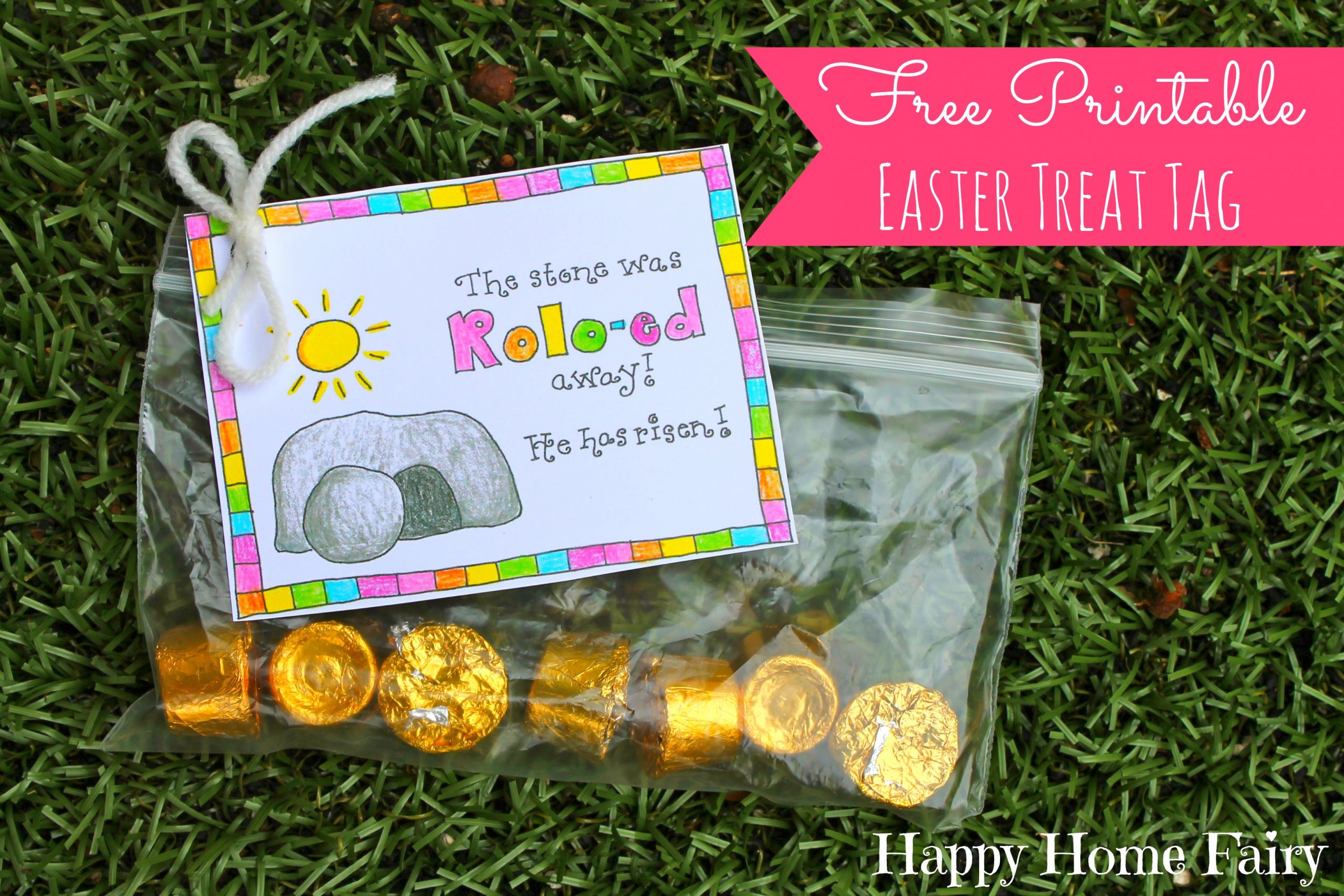 Religious Easter Gift
 FREE Printable Easter Treat Tag Happy Home Fairy