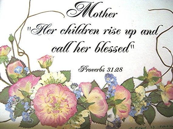 Religious Mothers Day Gifts
 Mom Gift Mother Scripture Christian Art Christian Pressed