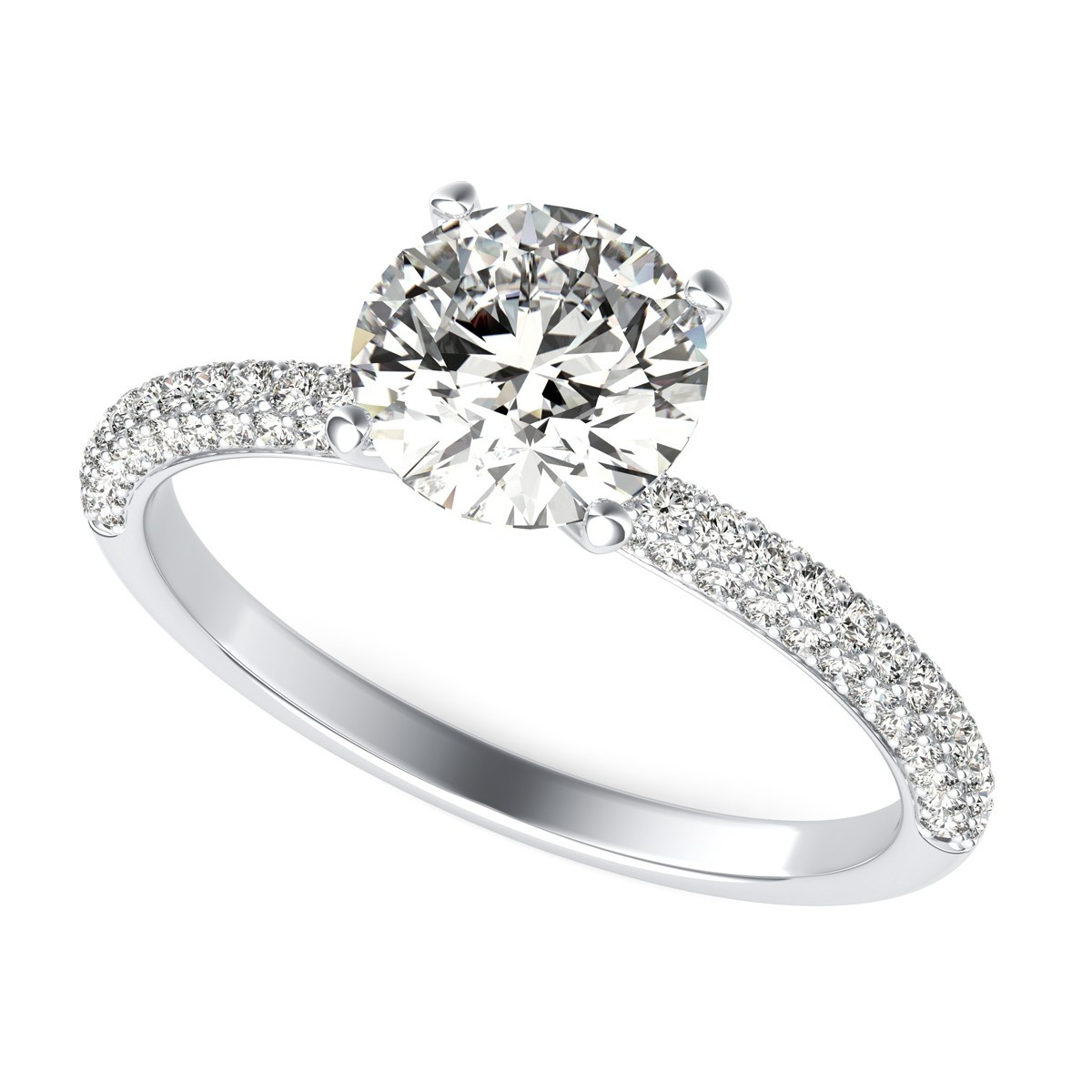 Round Diamond Engagement Rings
 Diamond Engagement Ring Round Cut SKU RD0023