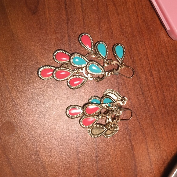 Rue 21 Earrings
 off Rue 21 Jewelry Beautiful pair of mix colored