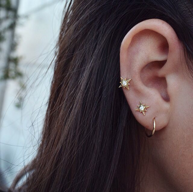 Second Hole Earrings
 The 25 best Second piercing ideas on Pinterest