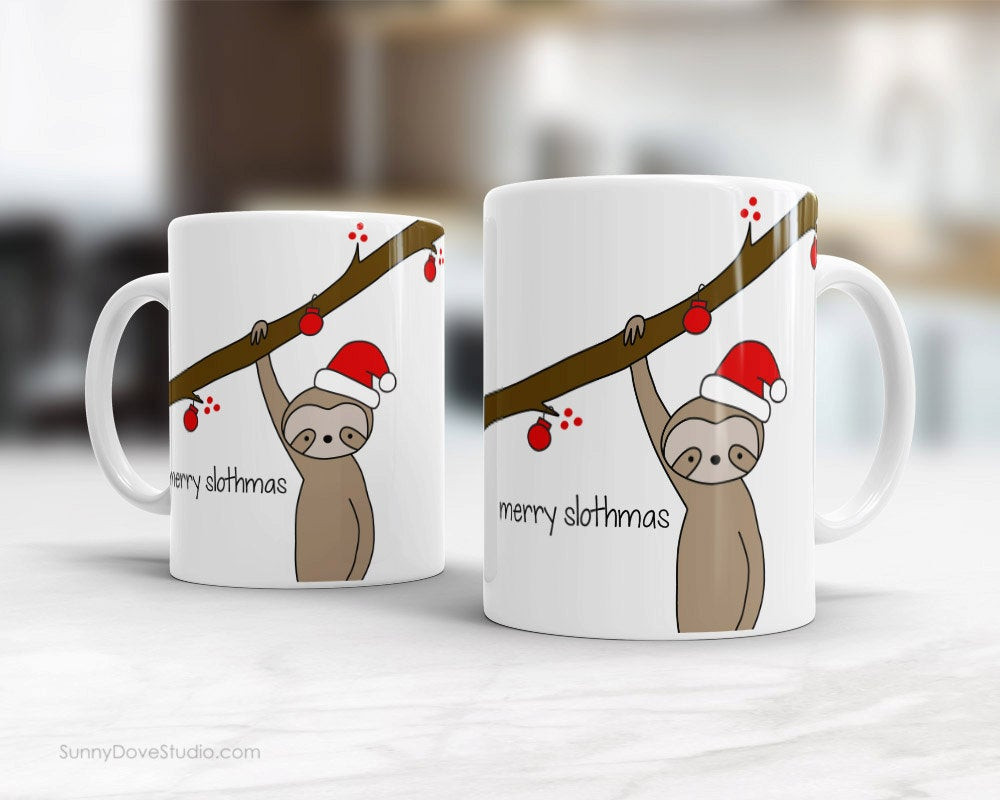 Silly Christmas Gift
 Christmas Mug Funny Gift For Friend Her Him by SunnyDoveStudio