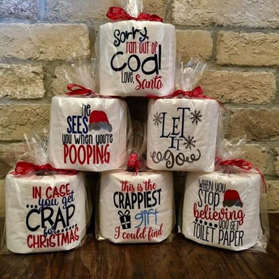 Silly Christmas Gift
 Christmas Toilet Paper Funny Gag Gift by SweetTeaSpecialties