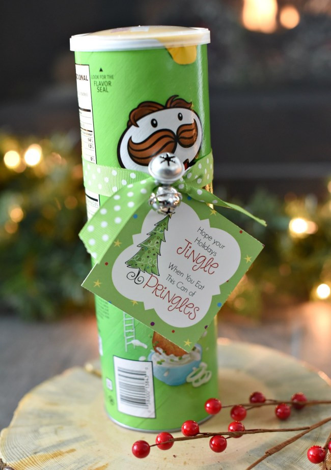 Silly Christmas Gift
 Funny Christmas Gift Idea with Pringles – Fun Squared